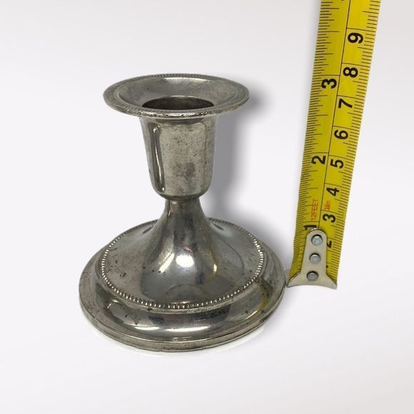 Vintage | 2 Silver Plated Candlestick Holders - Picture 2 of 11